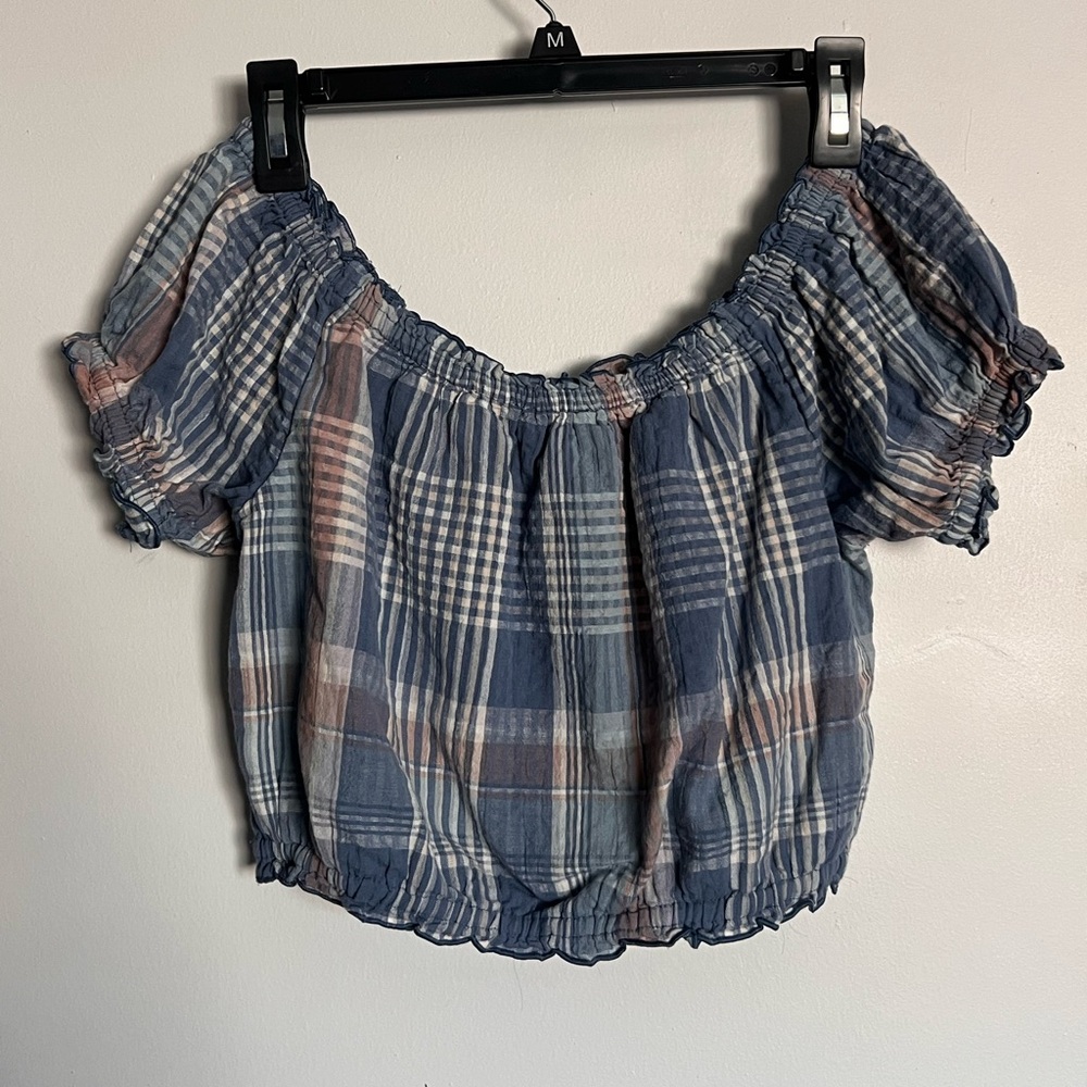 American Eagle Off Shoulder Crop Top